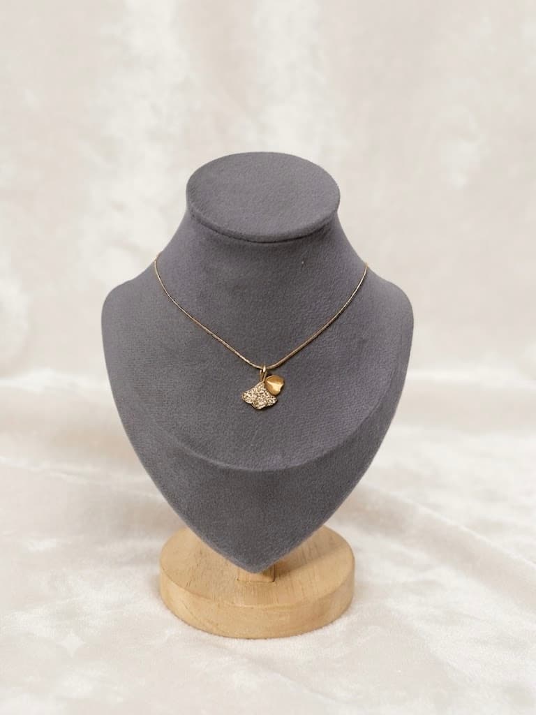 Pave Butterfly Duo Necklace