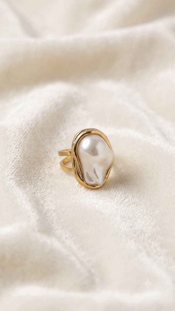 Pearl Statement Ring