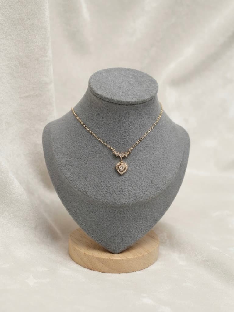 Heart Diamond Necklace